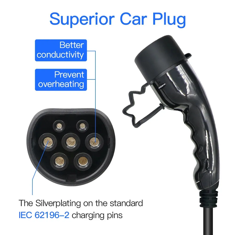 Ev charging cable type 2 for Electric Vehicle