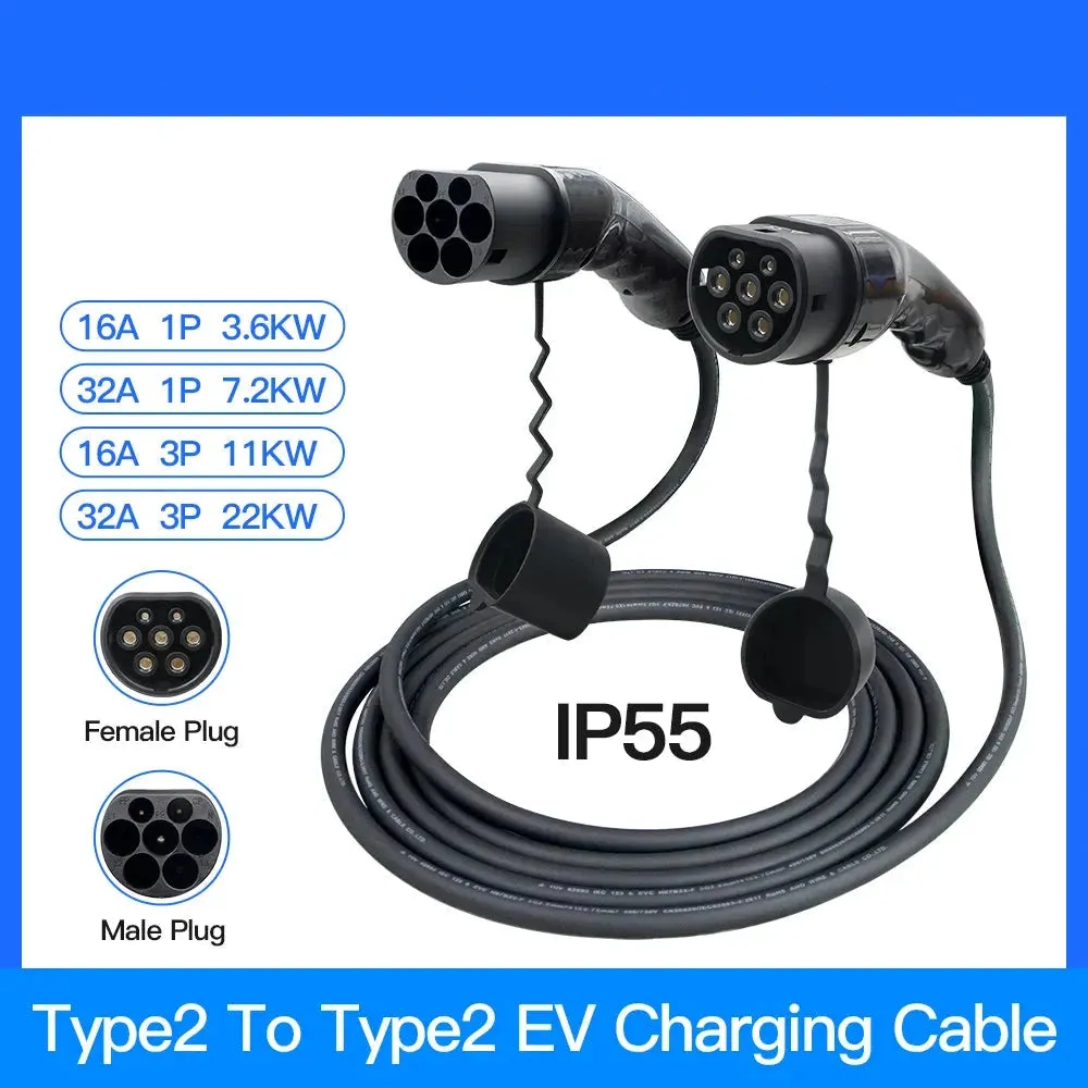 Ev charging cable type 2 for Electric Vehicle