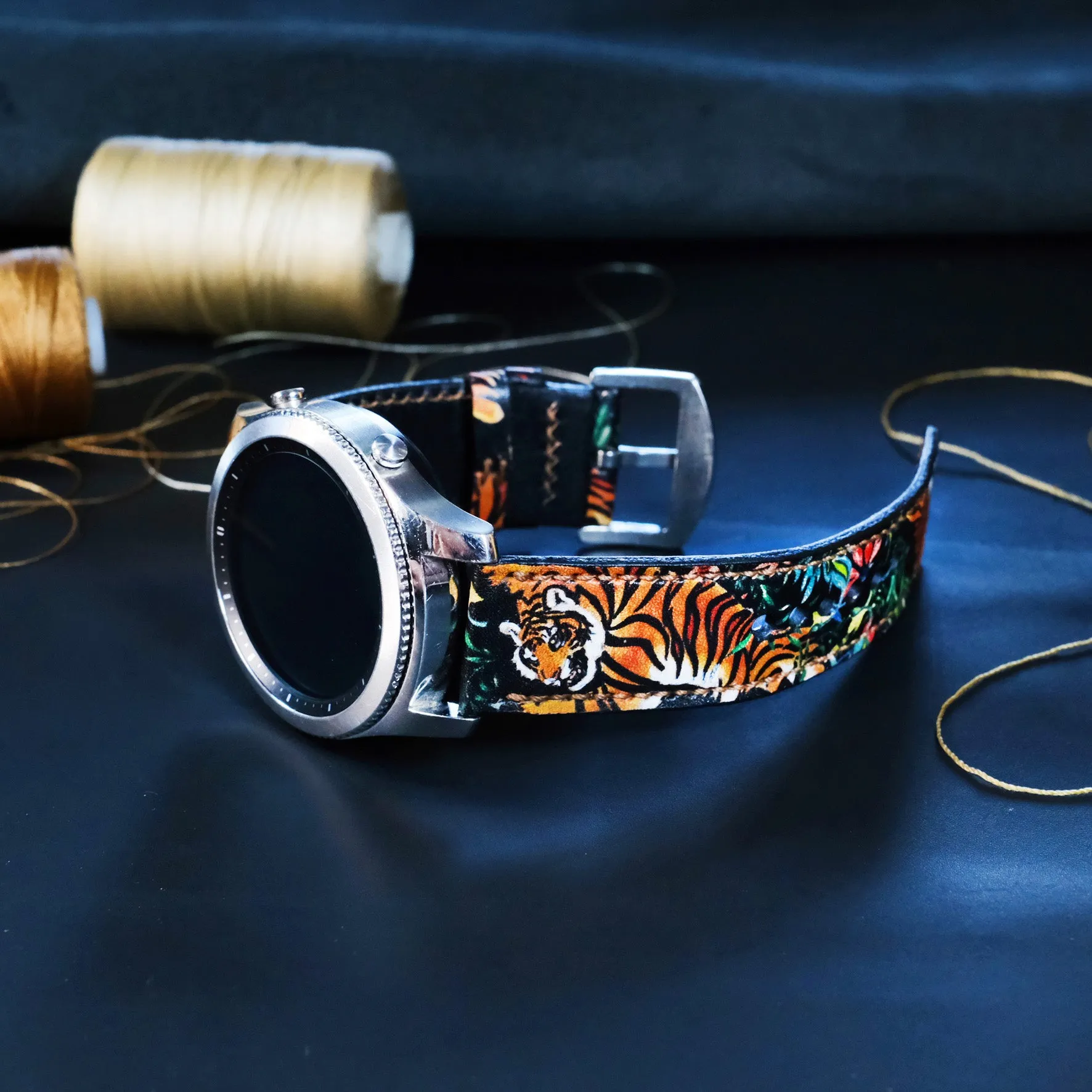 Exotic Tiger Watch Strap For Samsung Galaxy Watch