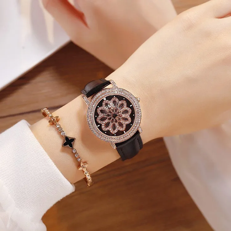 Fashion Snowflake Pattern Women's Watch