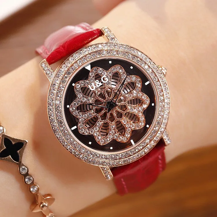 Fashion Snowflake Pattern Women's Watch