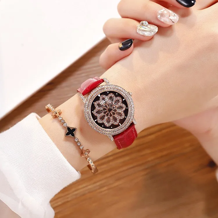 Fashion Snowflake Pattern Women's Watch