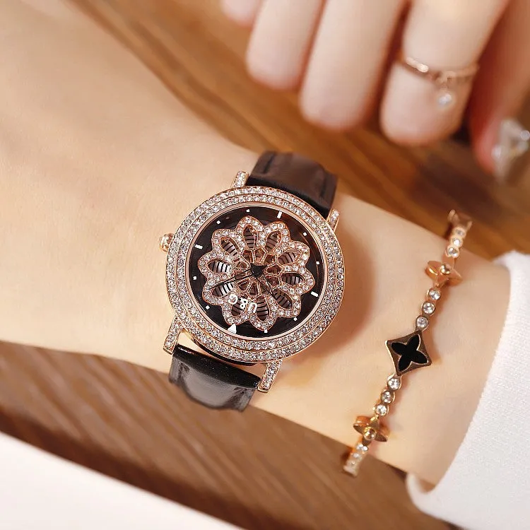 Fashion Snowflake Pattern Women's Watch