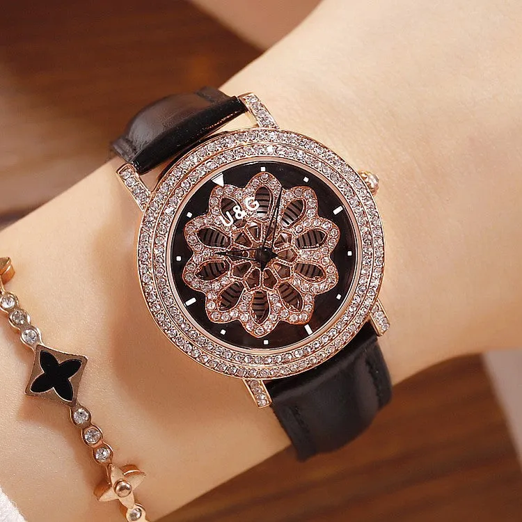 Fashion Snowflake Pattern Women's Watch