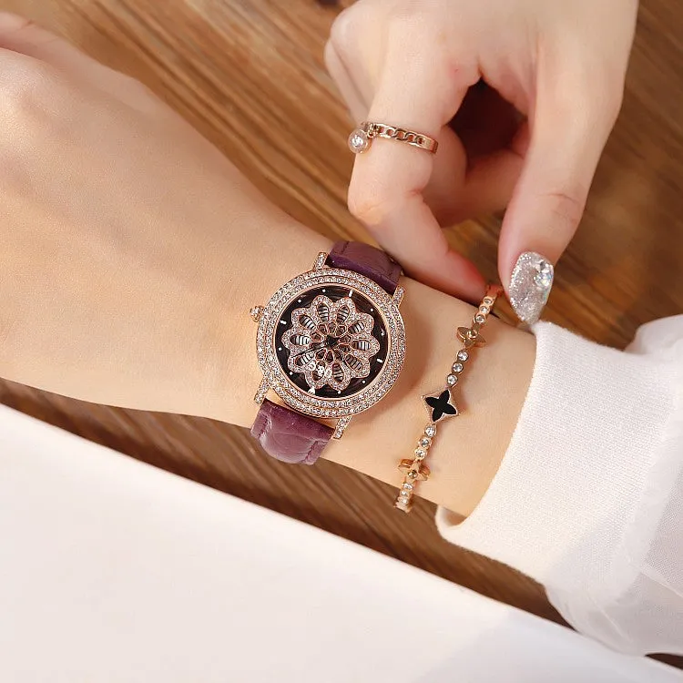 Fashion Snowflake Pattern Women's Watch