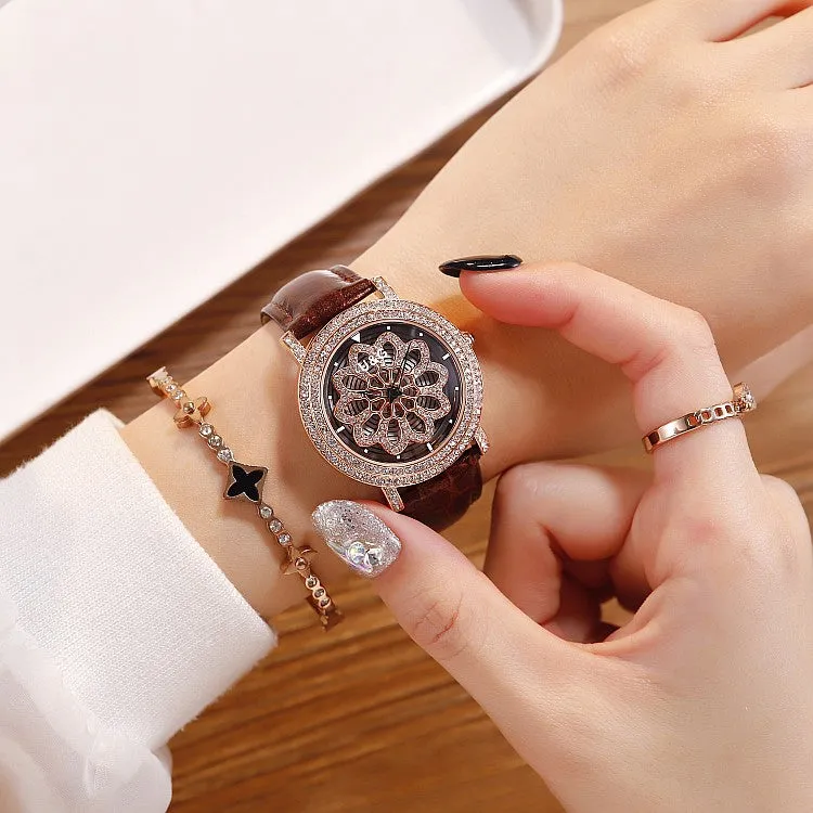 Fashion Snowflake Pattern Women's Watch