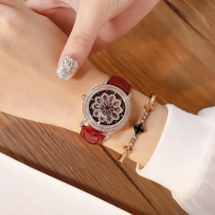 Fashion Snowflake Pattern Women's Watch