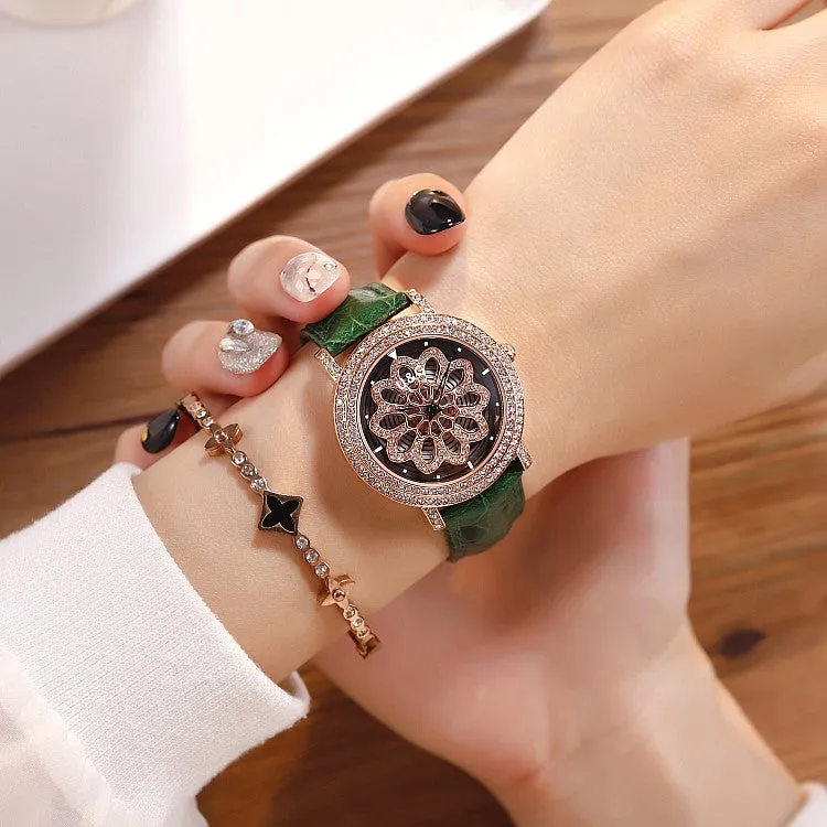 Fashion Snowflake Pattern Women's Watch