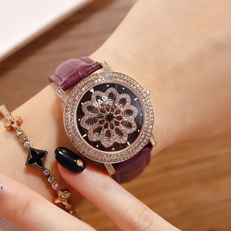 Fashion Snowflake Pattern Women's Watch