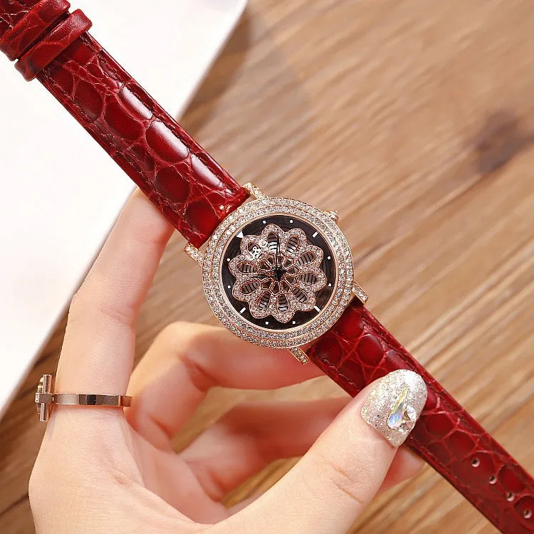 Fashion Snowflake Pattern Women's Watch