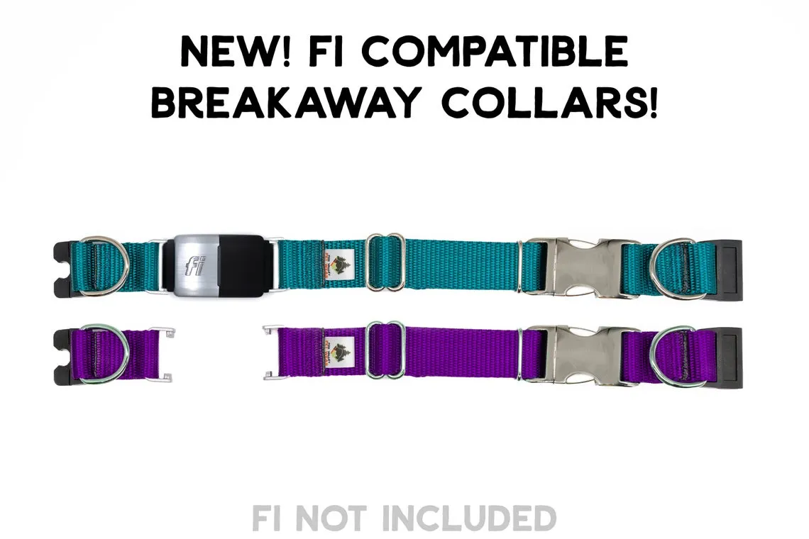 Fi Compatible BREAKAWAY Collars | Solid or Reflective | 20 colors | Series 3