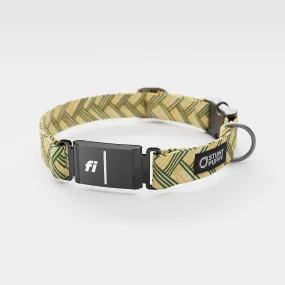 Fi GPS Included Fishtail Yellow Green Everyday Collar (6 month subscription)