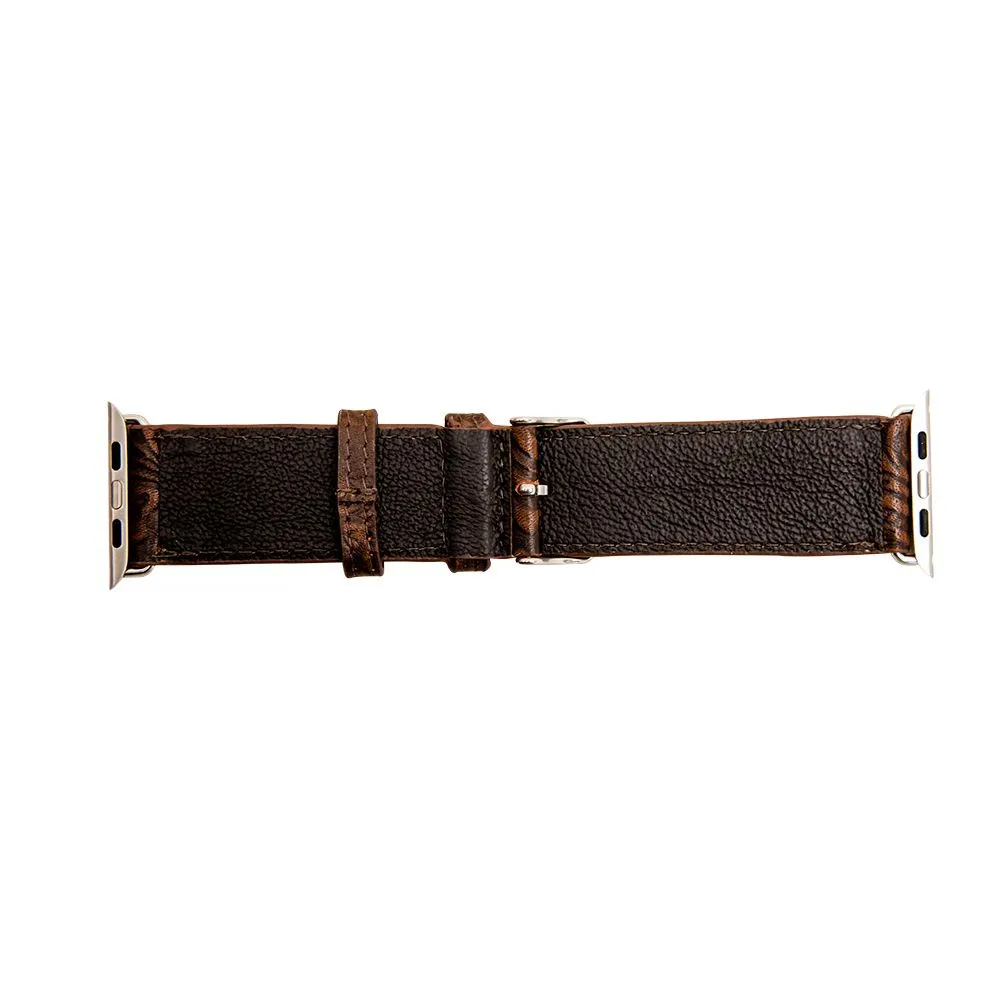 Finfer Embossed Leather Watch Band