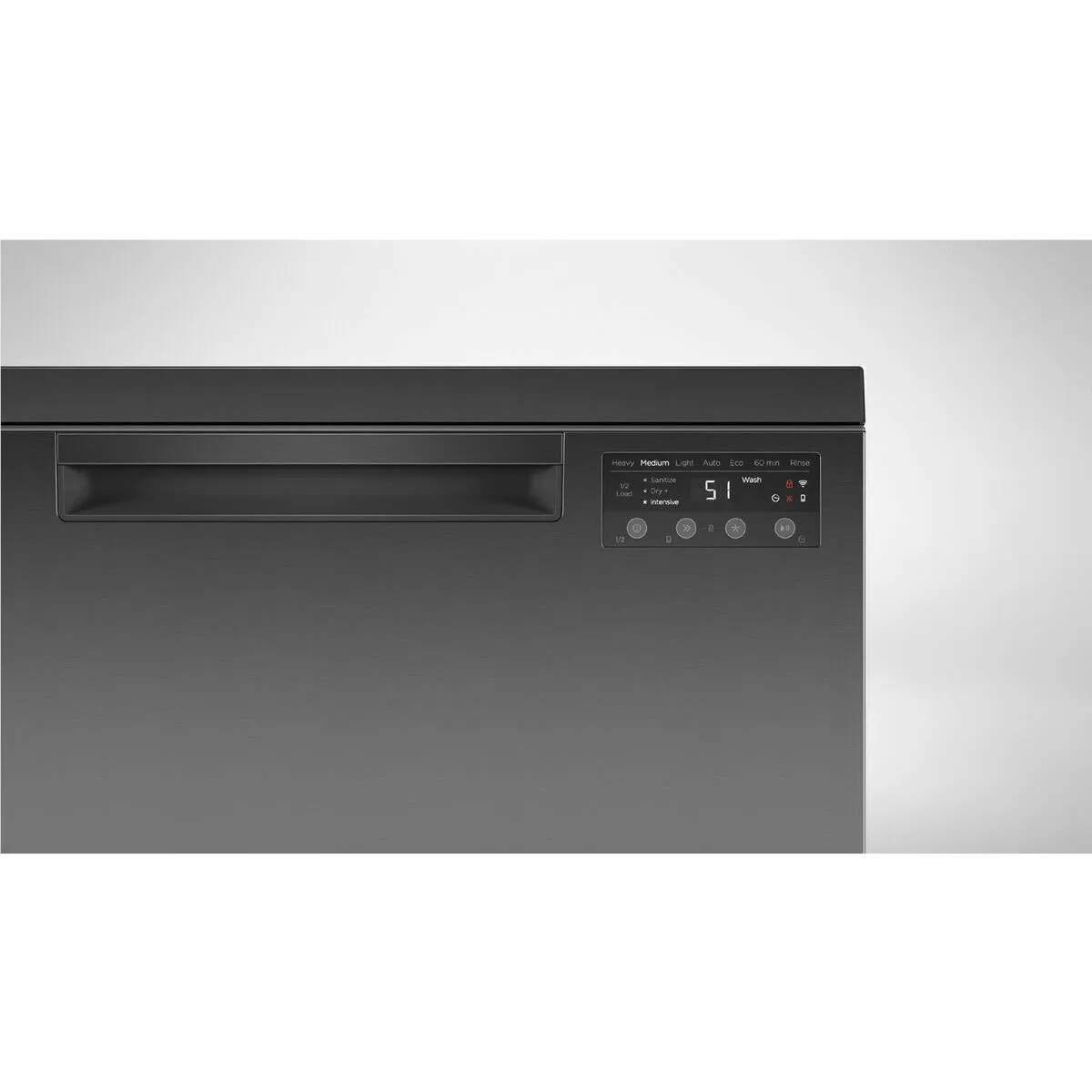 Fisher & Paykel DW60FC4B2 15-Place Setting Freestanding Dishwasher (Black Stainless Steel)