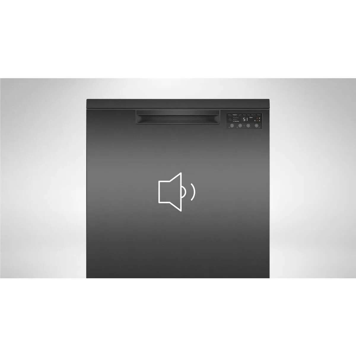 Fisher & Paykel DW60FC4B2 15-Place Setting Freestanding Dishwasher (Black Stainless Steel)