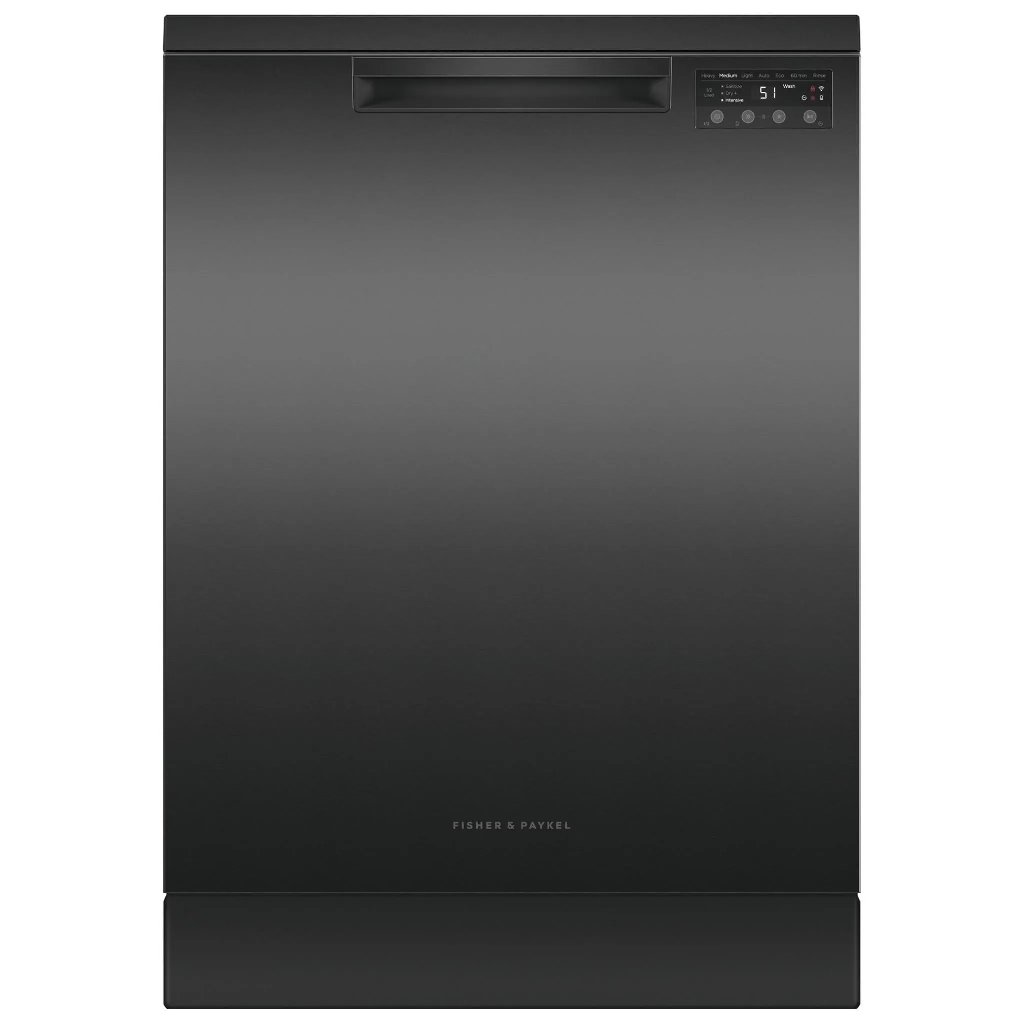 Fisher & Paykel DW60FC4B2 15-Place Setting Freestanding Dishwasher (Black Stainless Steel)