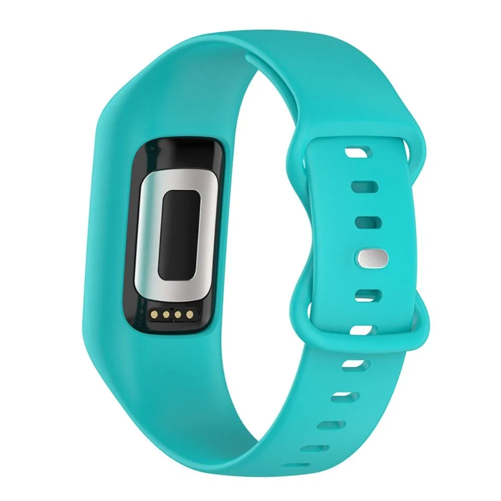 Fitbit Charge 3 simple silicone watch strap - Cyan