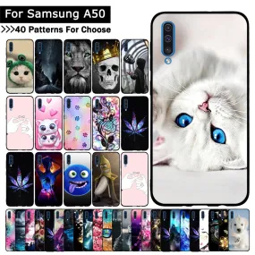 For Samsung Galaxy A50 Case Cartoon Animal Fashion Protective cover Luxury TPU Slicone cases mobile phone shells fundas coque