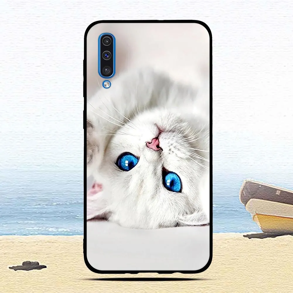 For Samsung Galaxy A50 Case Cartoon Animal Fashion Protective cover Luxury TPU Slicone cases mobile phone shells fundas coque