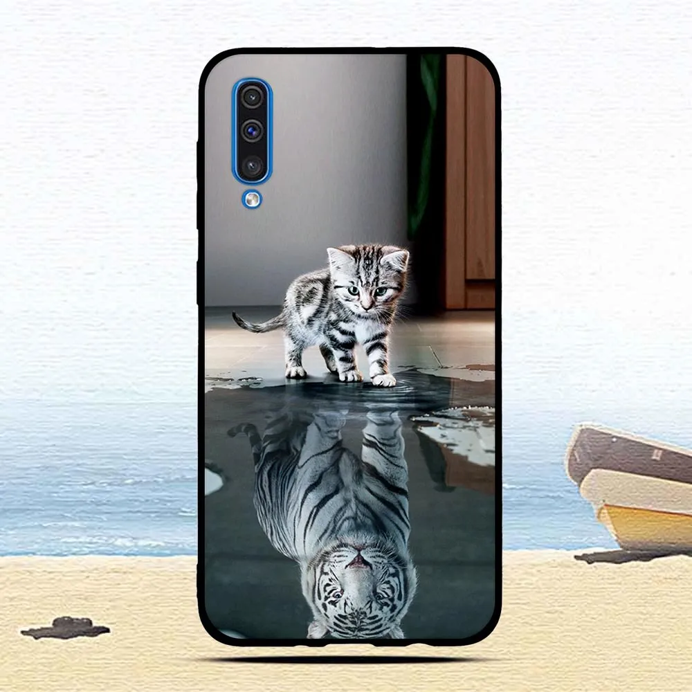 For Samsung Galaxy A50 Case Cartoon Animal Fashion Protective cover Luxury TPU Slicone cases mobile phone shells fundas coque