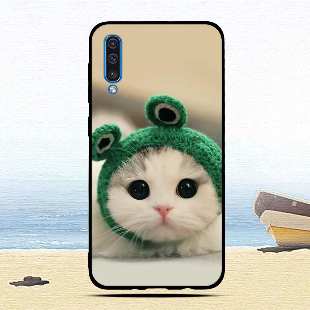 For Samsung Galaxy A50 Case Cartoon Animal Fashion Protective cover Luxury TPU Slicone cases mobile phone shells fundas coque