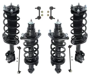 Front & Rear Complete Struts & Links For Honda CR-V 2007 2008 2009 2010 2011