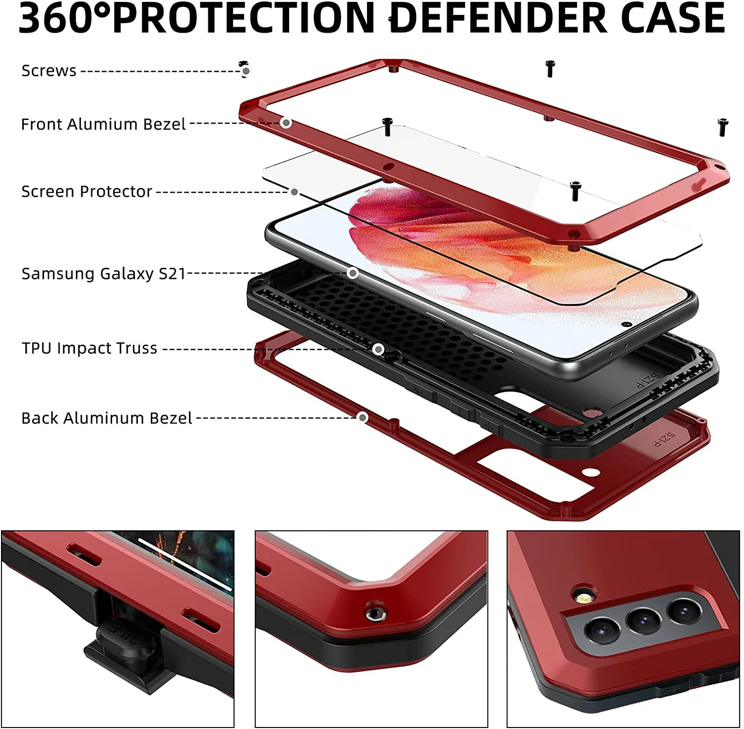 Galaxy S21 Aluminum Metal Case