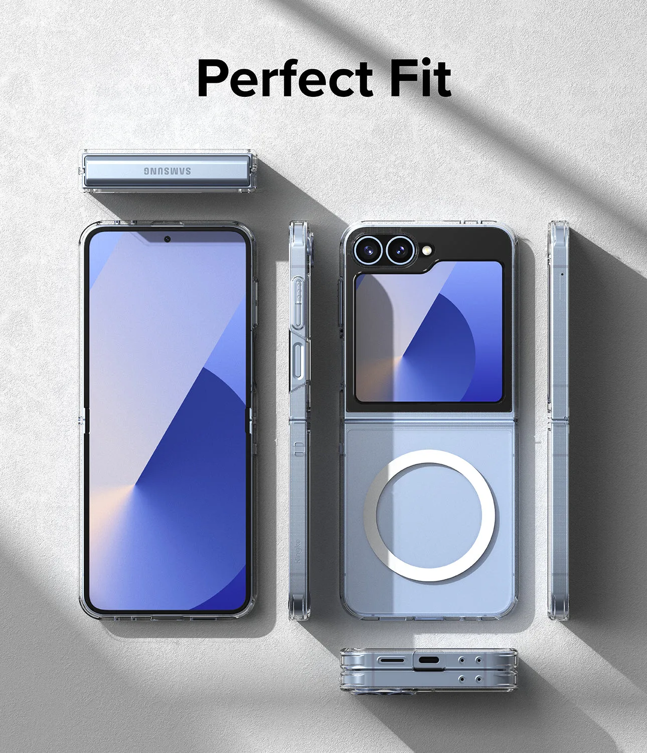 Galaxy Z Flip 6 Case | Fusion Magnetic - Clear