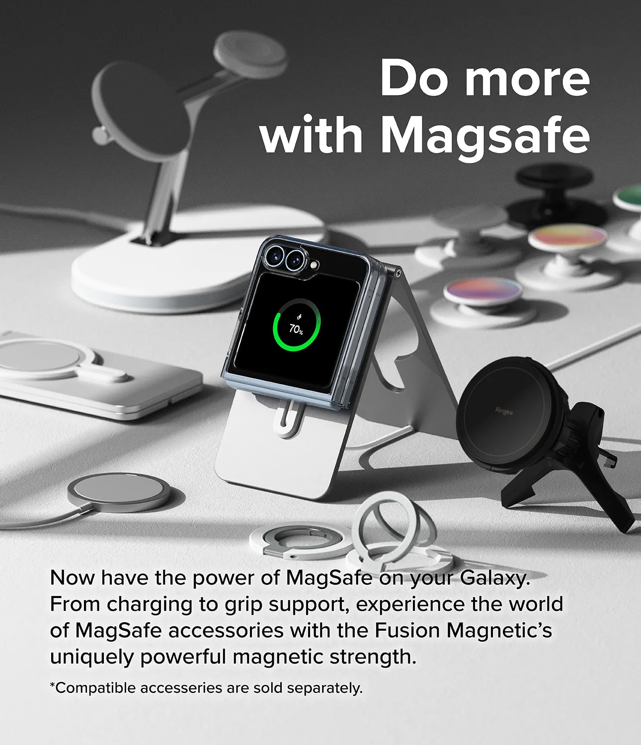 Galaxy Z Flip 6 Case | Fusion Magnetic - Clear