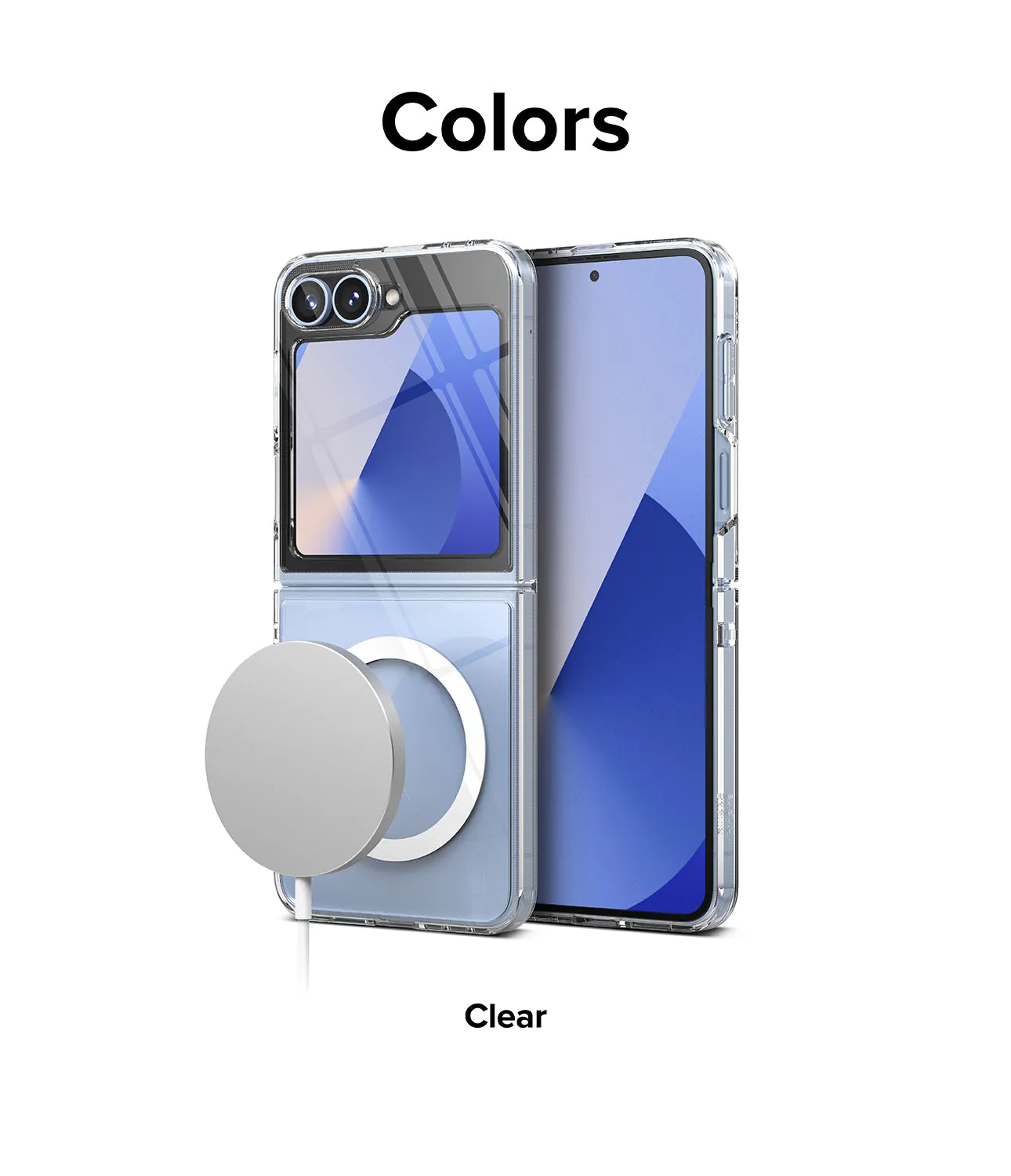 Galaxy Z Flip 6 Case | Fusion Magnetic - Clear