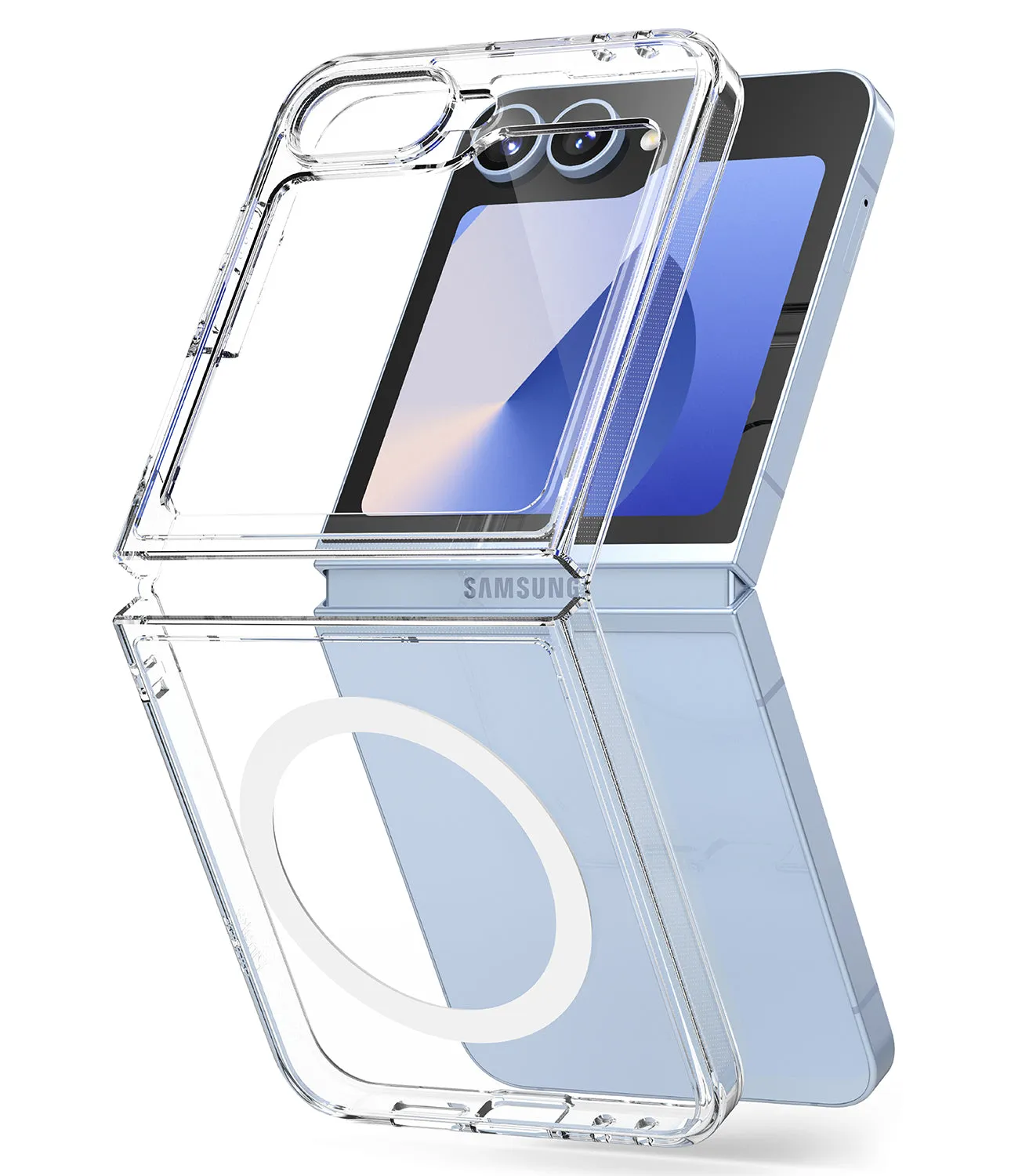 Galaxy Z Flip 6 Case | Fusion Magnetic - Clear