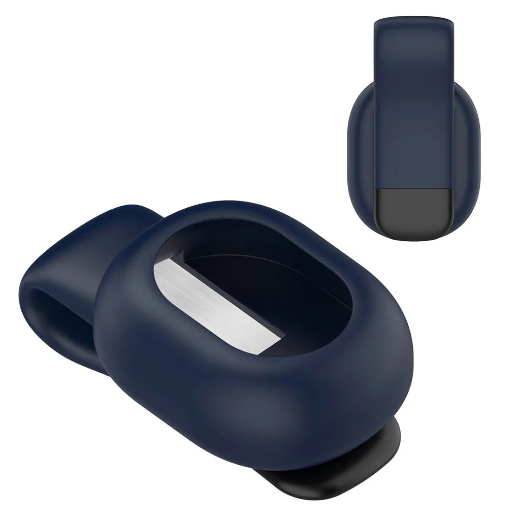 Garmin Running Dynamics Pod silicone cover with steel clip - Navy Blue