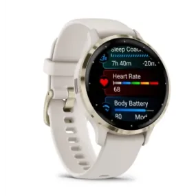 Garmin Venu 3S Ivory and Soft Gold Watch