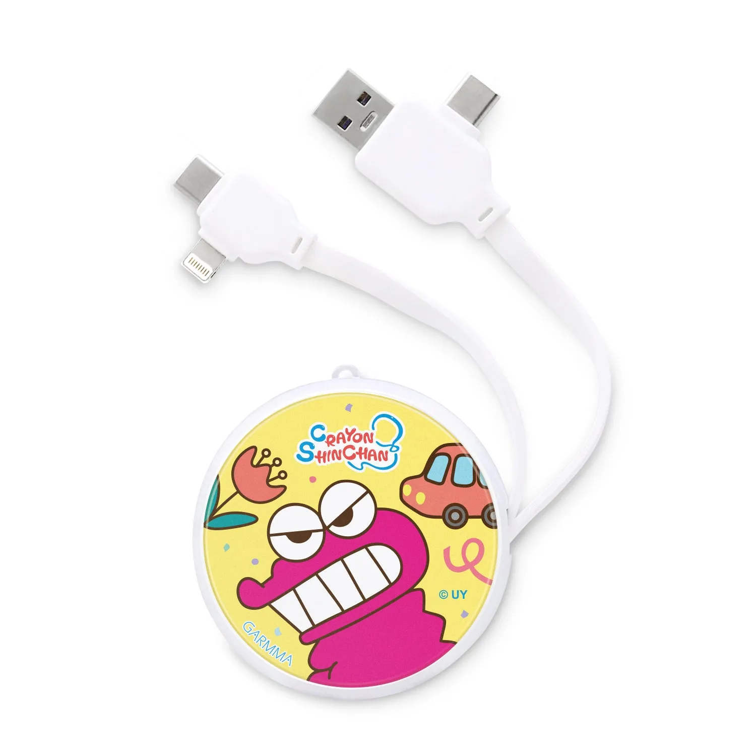 GARMMA Crayon Shin-chan PD Fast Charge Lightning Type-C Extracted Extension Cable