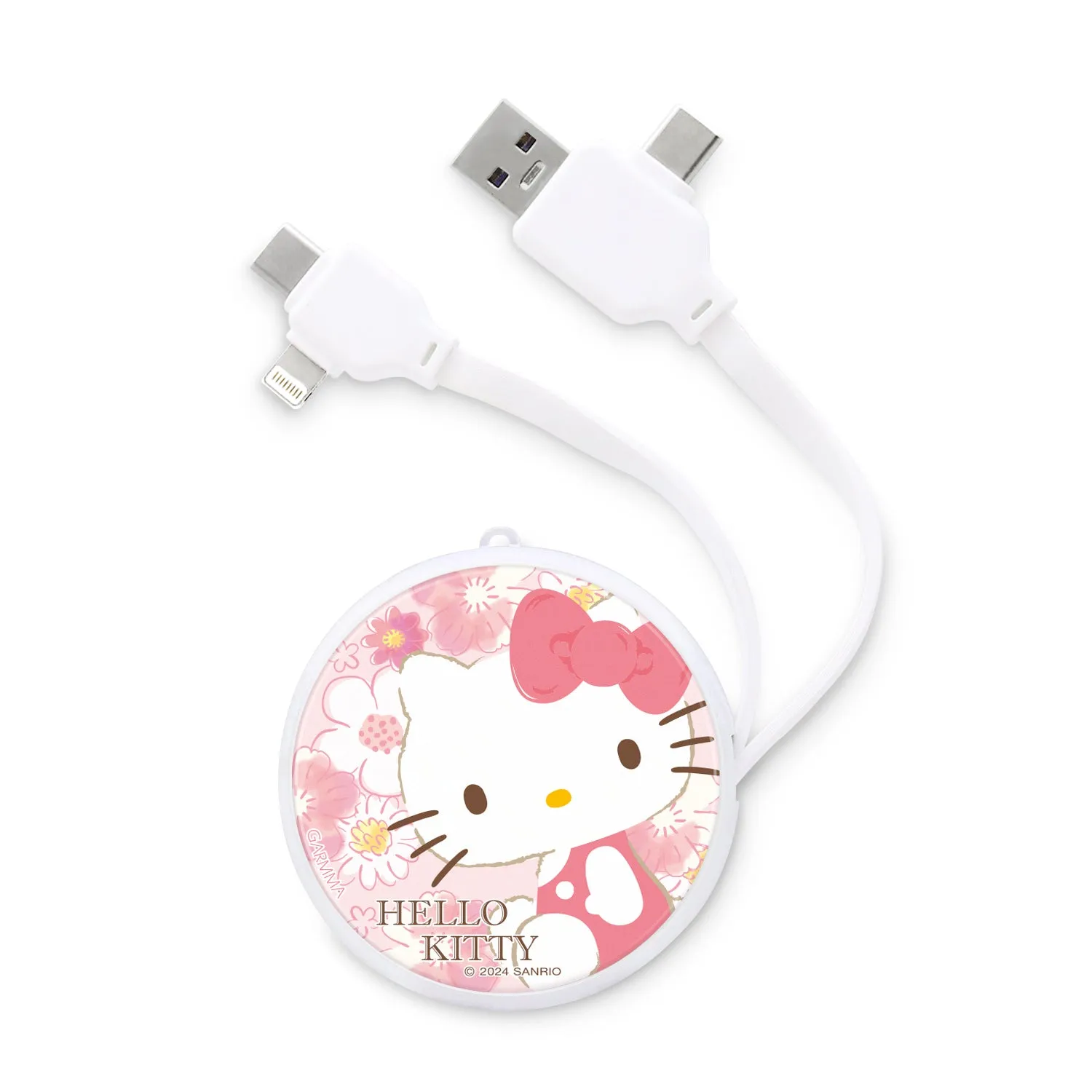 GARMMA Sanrio Characters PD Fast Charge Lightning Type-C Extracted Extension Cable