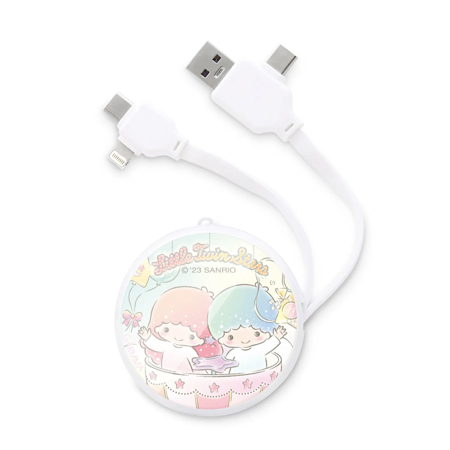 GARMMA Sanrio Characters PD Fast Charge Lightning Type-C Extracted Extension Cable