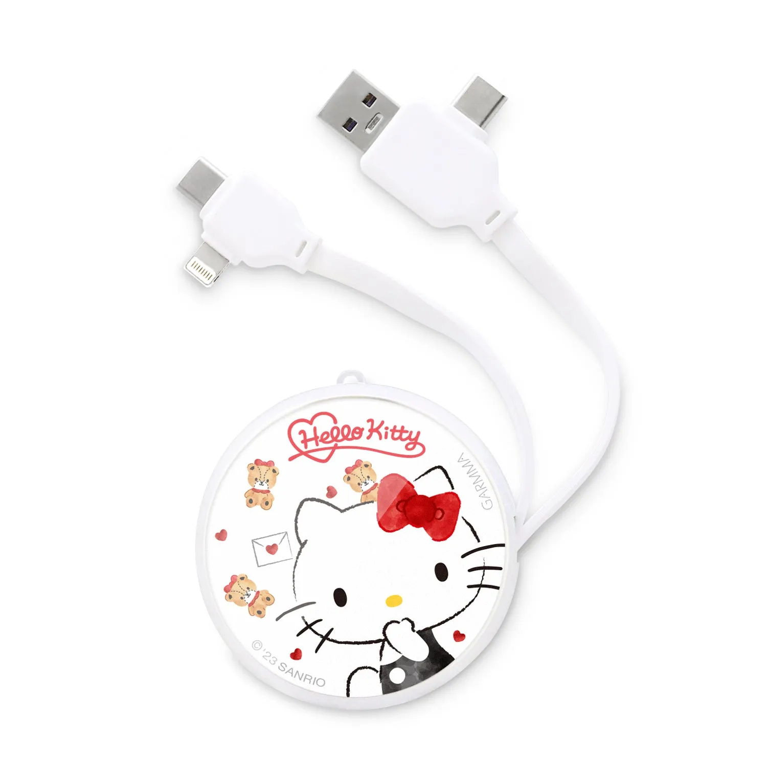 GARMMA Sanrio Characters PD Fast Charge Lightning Type-C Extracted Extension Cable