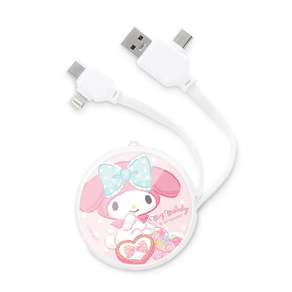 GARMMA Sanrio Characters PD Fast Charge Lightning Type-C Extracted Extension Cable