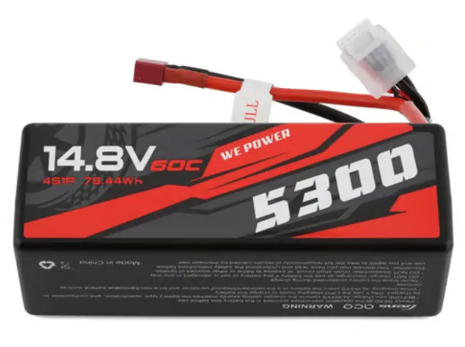 Gens Ace GEA53004S60D 4S LiPo Battery 60C (14.8V/5300mAh) w/Deans Connector