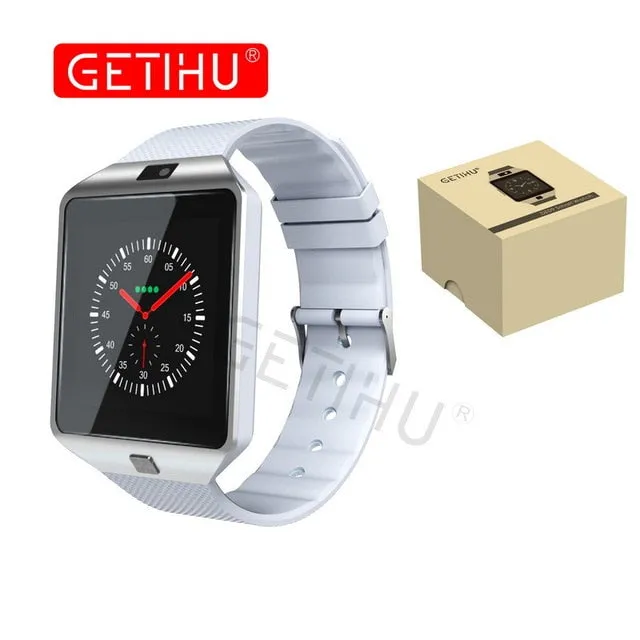 GETIHU DZ09 Smartwatch Smart Watch Digital Men Watch For Apple iPhone Samsung Android Mobile Phone Bluetooth SIM TF Card Camera