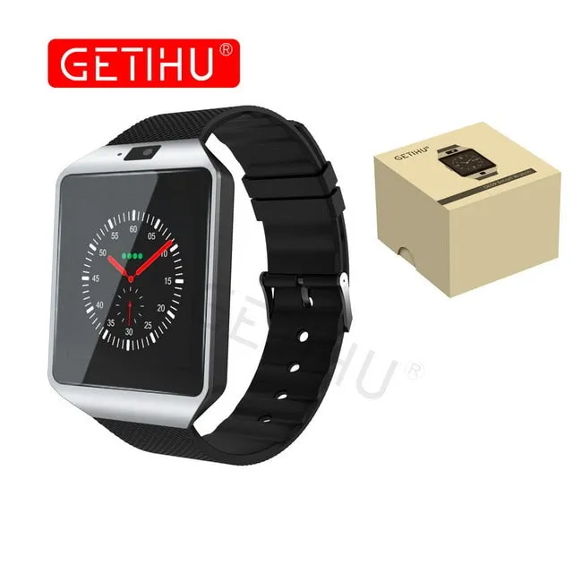 GETIHU DZ09 Smartwatch Smart Watch Digital Men Watch For Apple iPhone Samsung Android Mobile Phone Bluetooth SIM TF Card Camera