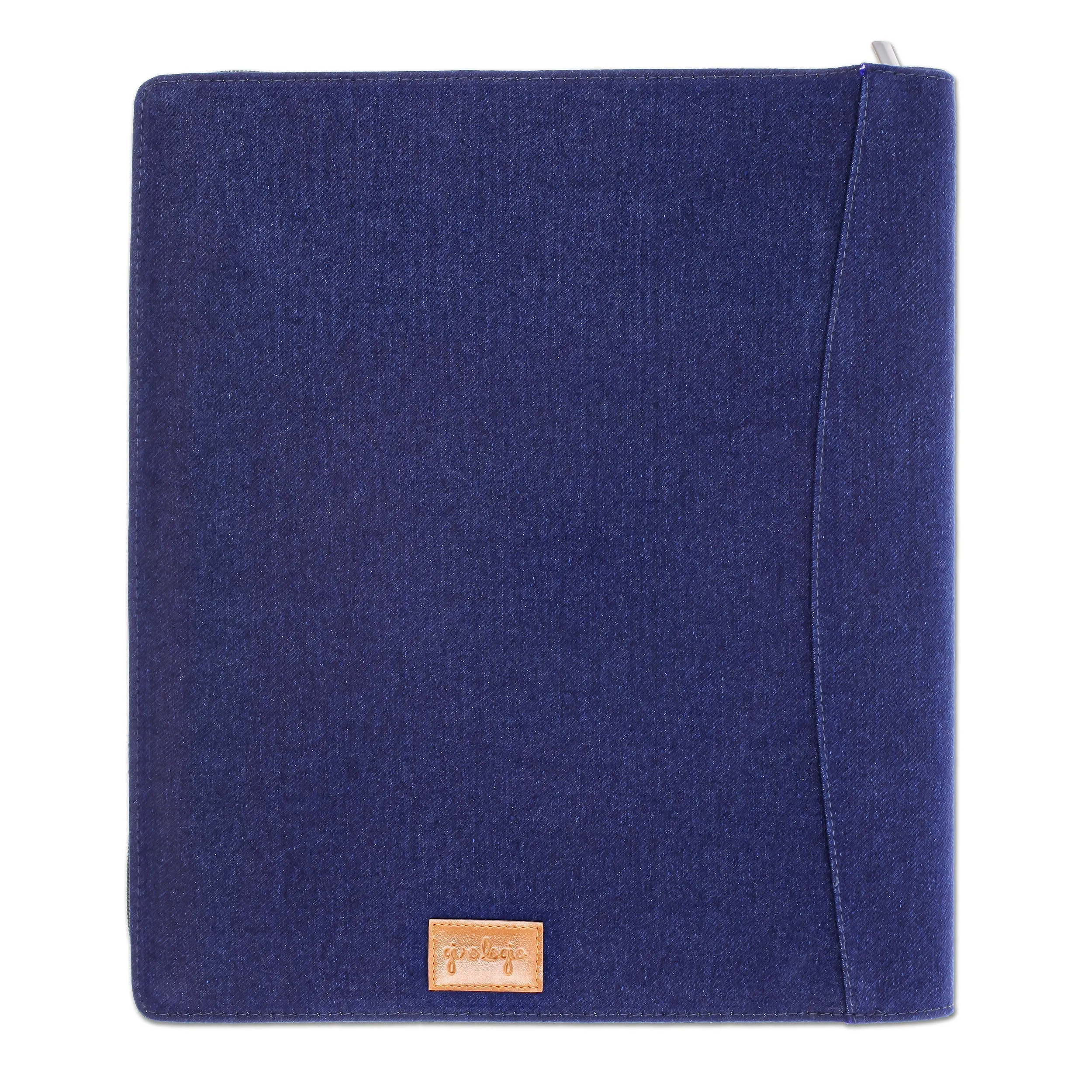 Girologio 48 Zippered Pen Case in Cotton Denim