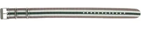 Gray/White/Green Nylon Watch Strap 20mm 179211