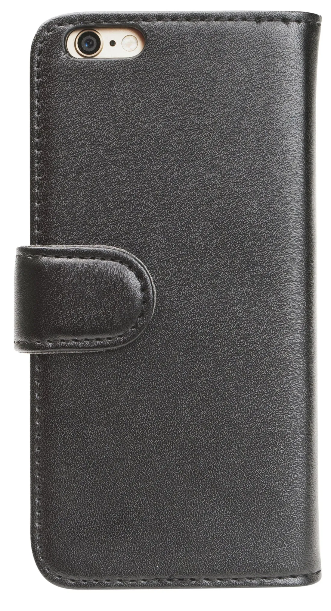 Holdit Genuine Leather Wallet Case Standard for iPhone 6/6S (2 Card Pockets) - Black