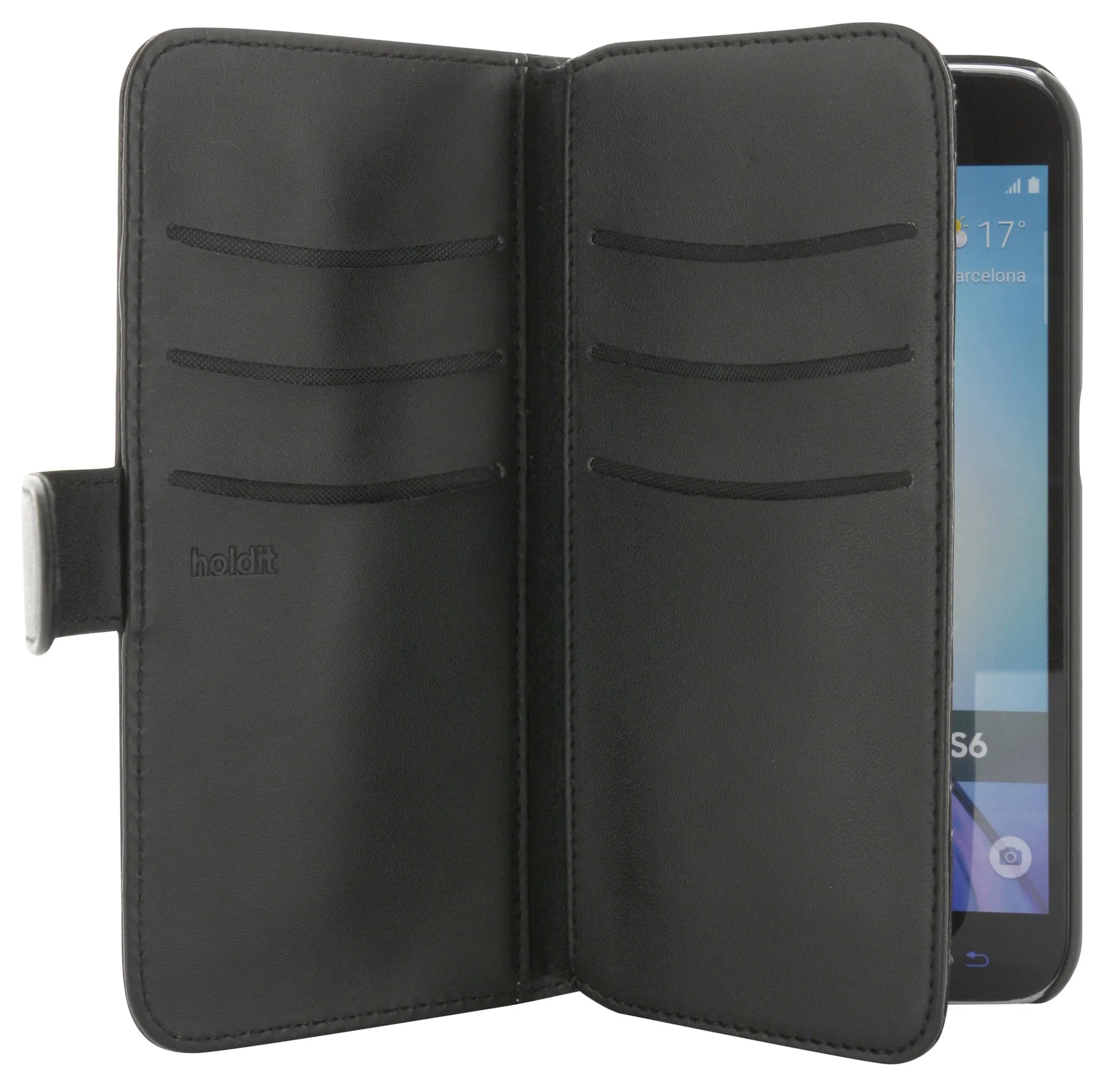 Holdit Wallet Case Extended for Galaxy S6 (6 Card Pockets)