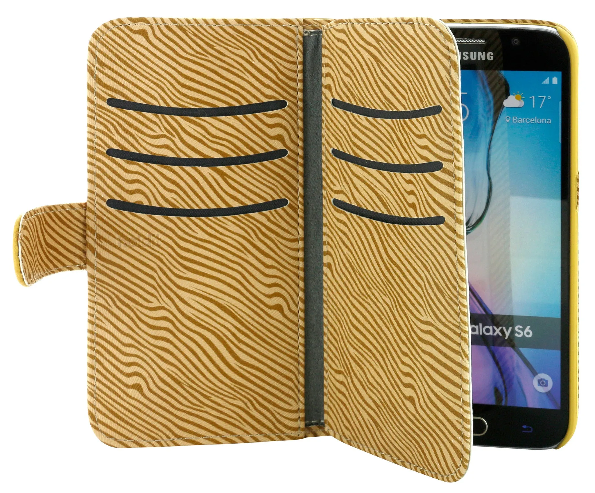 Holdit Wallet Case Extended for Galaxy S6 (6 Card Pockets)