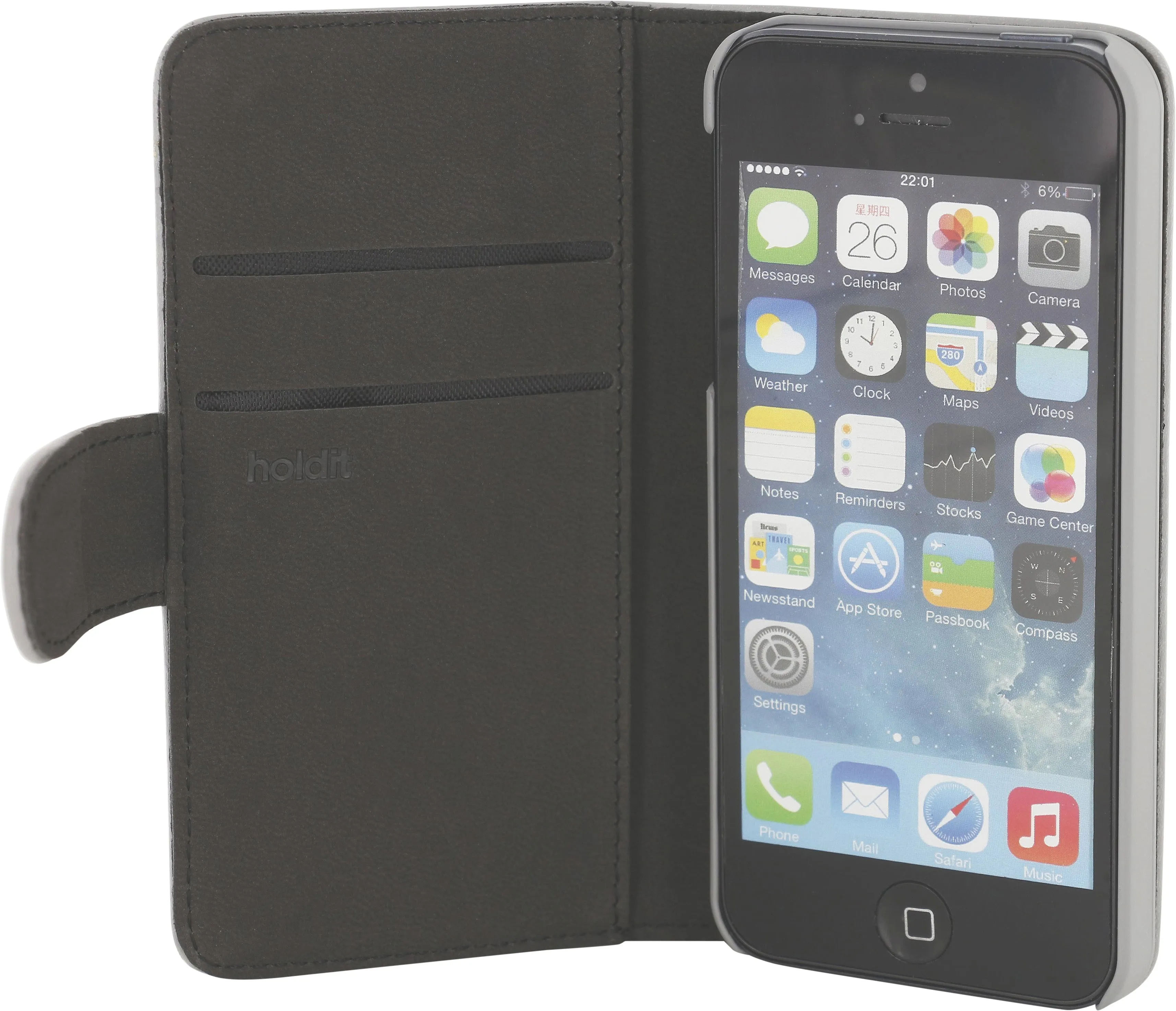 Holdit Wallet Case Standard for iPhone 5/5S/5SE - Pastel Series (3 Card Pockets)