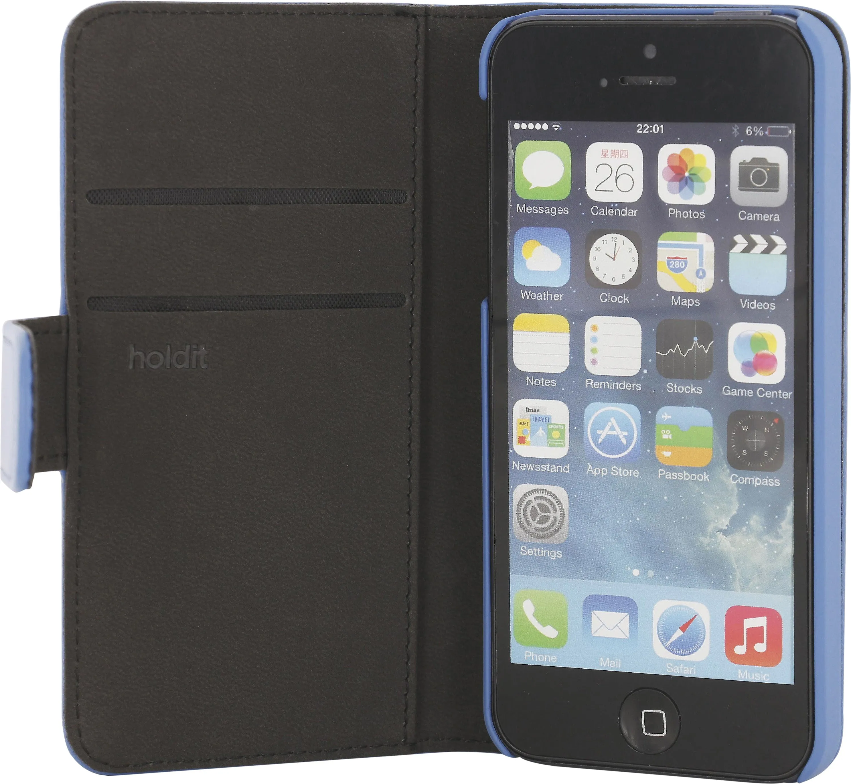 Holdit Wallet Case Standard for iPhone 5/5S/5SE - Pastel Series (3 Card Pockets)