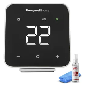 Honeywell D6 Pro Wi-Fi Ductless Controller Black   LCD Cleaner