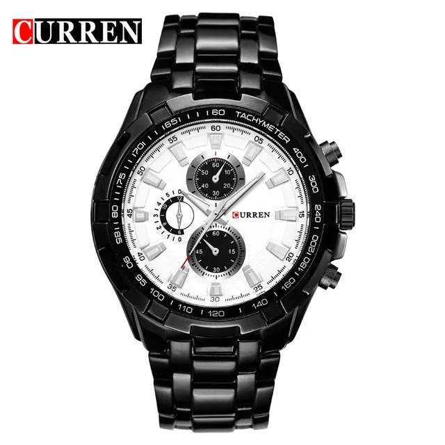 HOT2016 CURREN Watches Men quartz TopBrand  Analog  Military male Watches Men Sports army Watch Waterproof Relogio Masculino8023